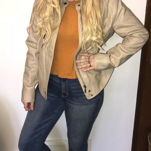 Faux Leather Jacket!